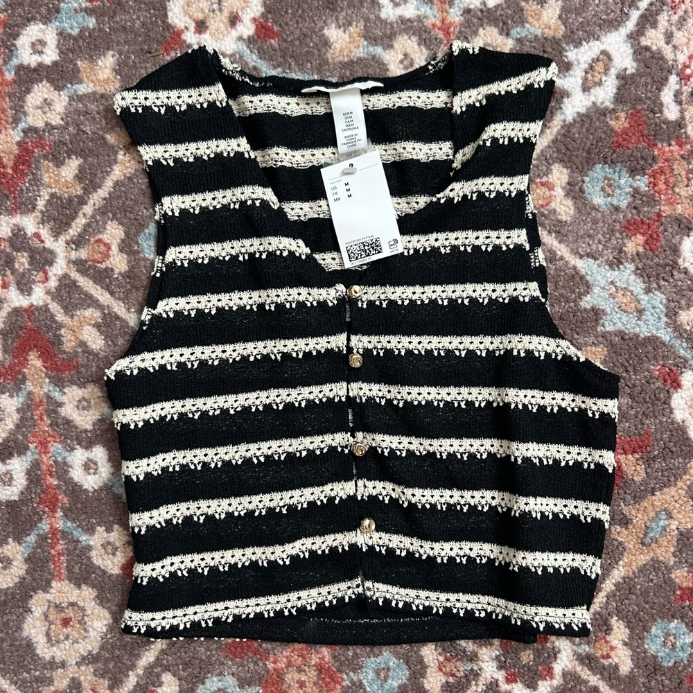 NWT H&M Button Up Top